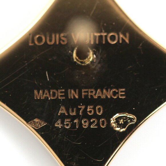 LOUIS VUITTON 18k Rose Gold Earrings - Picture 5 of 6